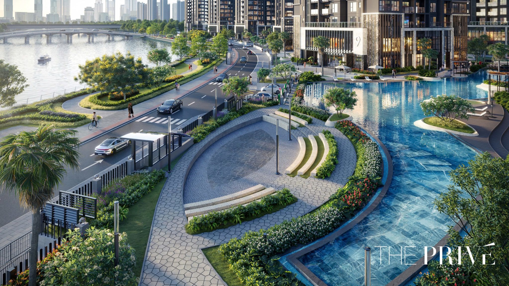 Đặc biệt, dự án được thiết kế hệ thống an ninh 24/7 trong khu compound khép kín giúp đảm bảo sự riêng tư và an toàn tuyệt đối cho cư dân.