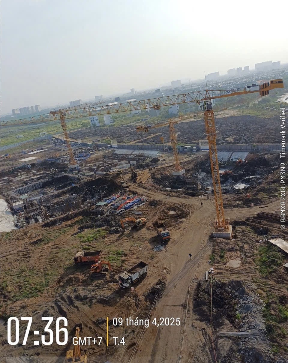 Các hạng mục của dự án đang dần được hình thành