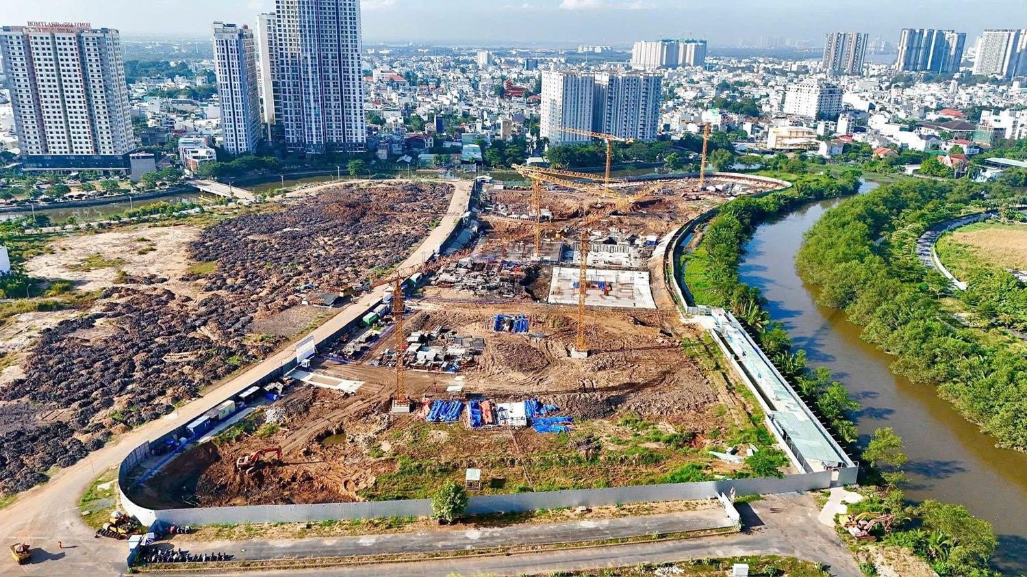 Hình ảnh thực tế tại dự án The Privé Đất Xanh cập nhật mới nhất